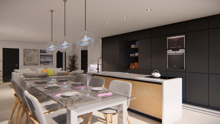 Fantastische Erdgeschoss-Wohnungen mit Meerblick und Privatpool in wunderschöner Anlage mit beheiztem Innenpool und Sauna