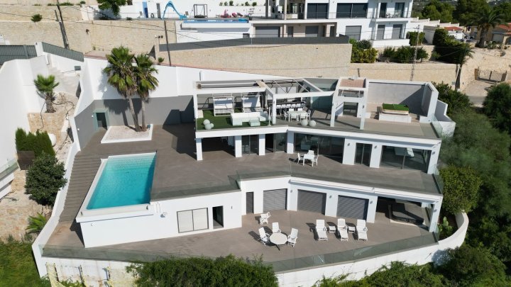 Luxusvilla mit gigantischer Aussicht von Benitachell bis Calpe