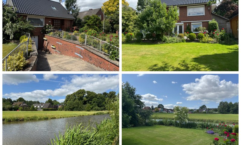 Direkte Wasserlage! Gepflegtes Einfamilienhaus am Fluss in Glückstadt - OTTO STÖBEN GmbH