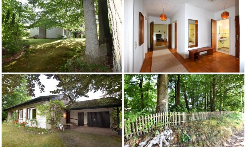 Naturnahes Wohnen, EFH, Bungalow + Garten + Waldgrundstück in Mölln Waldstadt - OTTO STÖBEN GmbH