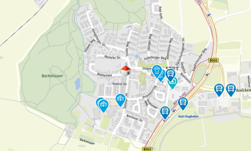 Stellplatz in der Danziger Str. 2 in Altenholz zu vermieten! OTTO STÖBEN GmbH