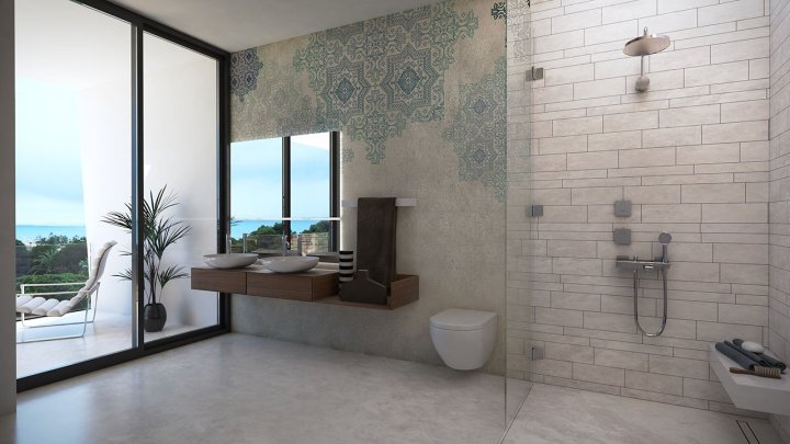 Exklusive Villen mit 3 - 4 Schlafzimmern, 3 - 4 Bädern, 1 Gäste-WC, Dachterrasse und Privatpool nur 600 m vom Strand