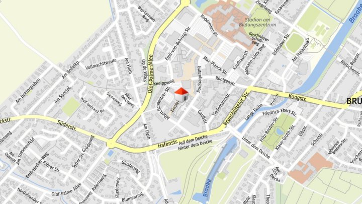 Eine Kaltmiete geschenkt! Mit WBS: 2-ZW mit Balkon, Einsteinstr. 19, Brunsbüttel - Otto Stöben GmbH