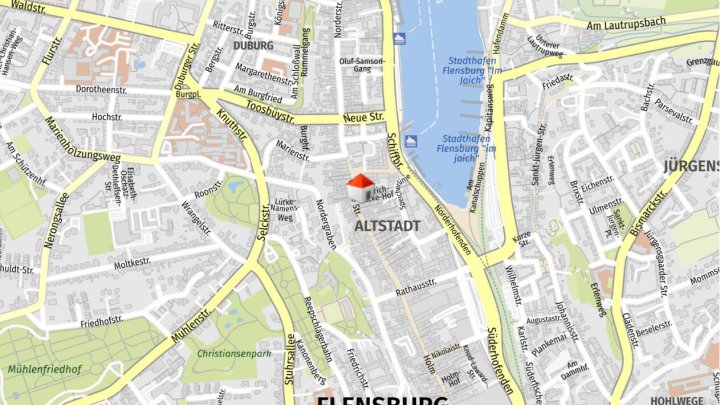 zentral gelegene 2-ZW in Flensburg: Große Str. 46 zu vermieten! Otto Stöben GmbH
