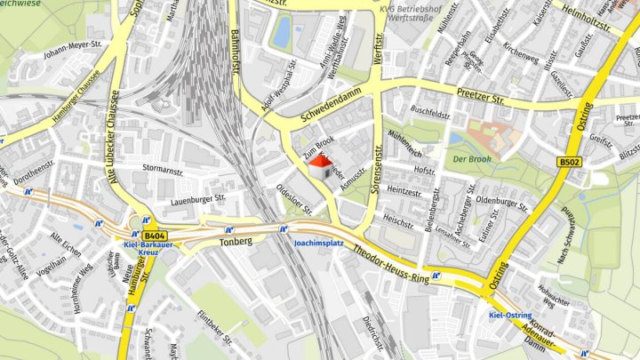 2-Zimmer-Wohnung mit Balkon in der Bahnhofstr. 24 in Kiel zu vermieten! Otto Stöben GmbH