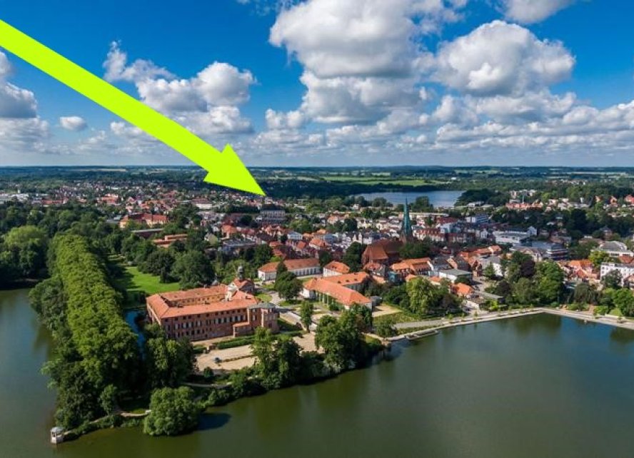 Luftbild Eutin markiert