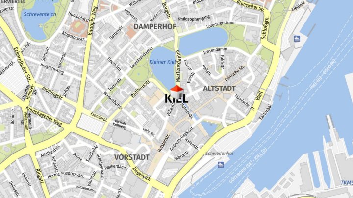 2- Zimmerwohnung in der Bremerstr. 11, in 24118 Kiel zu vermieten!  Otto Stöben GmbH