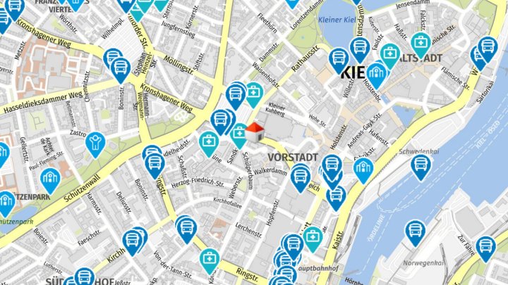 2-ZW mit Balkon am Ziegelteich 35 in Kiel zu vermieten! OTTO STÖBEN GmbH