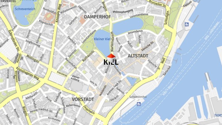 2- Zimmerwohnung in der Harriesstr. 43 in Kiel zu vermieten- Otto Stöben GmbH!