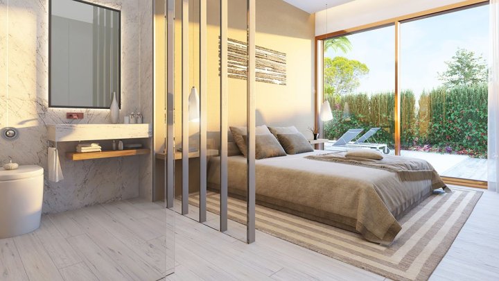 Exklusive Villen mit 3 Schlafzimmern, 2 Bädern, Dachterrasse und optionalem Privatpool in einer Golfanlage