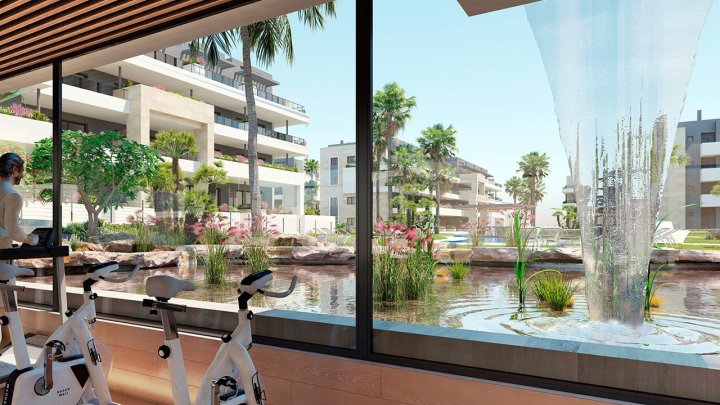Appartements mit 3 Schlafzimmern in wunderschöner Anlage mit Gemeinschaftspools und Whirlpools nur 800 m vom Strand