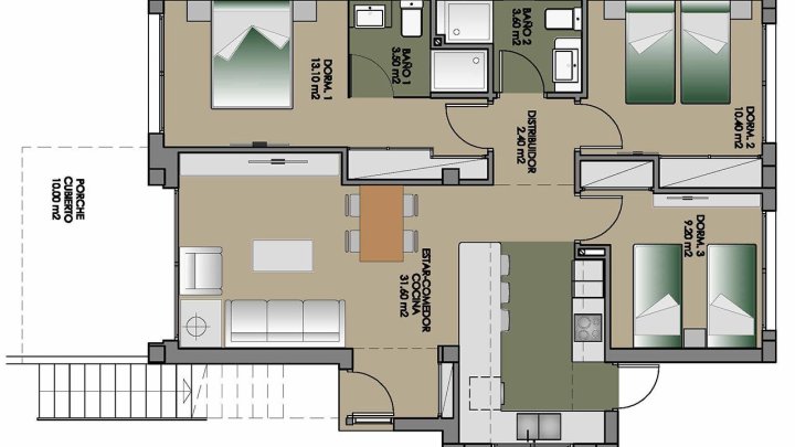 Exklusive Erdgeschoss-Wohnungen mit 2 oder 3 Schlafzimmern, Kfz-Stellplatz und Gemeinschaftspool