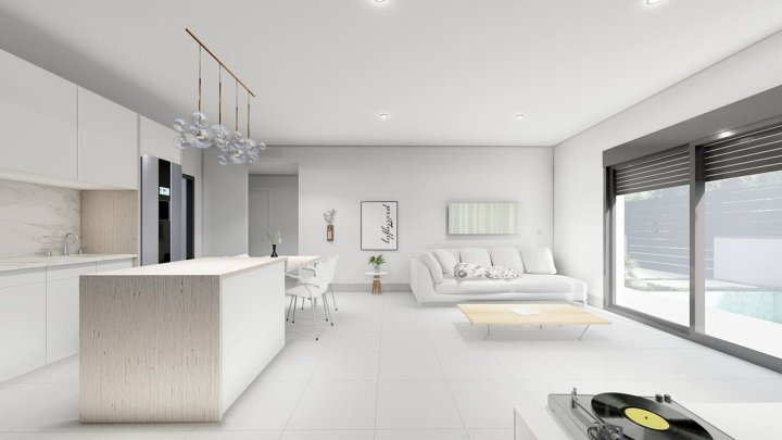 Moderne Villen mit 3 Schlafzimmern, 3 Bädern, Dachterrasse und Privatpool