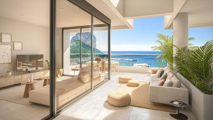 Fantastische Wohnungen mit 3 Schlafzimmern, 2 Badezimmern, Klimaanlage, Tiefgaragenstellplatz, Gemeinschaftspool und Meerblick