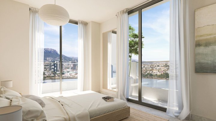 Fantastische Wohnungen mit 3 Schlafzimmern, 2 Badezimmern, Klimaanlage, Tiefgaragenstellplatz, Gemeinschaftspool und Meerblick