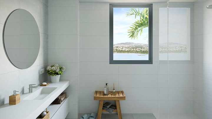 Fantastische Wohnungen mit 3 Schlafzimmern, 2 Badezimmern, Klimaanlage, Tiefgaragenstellplatz, Gemeinschaftspool und Meerblick