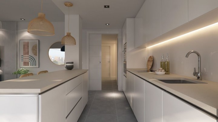 Wunderschöne Maisonette-Wohnungen mit 3 Schlafzimmern, 2 Bädern, privatem Garten, Gemeinschaftspool und z. T. mit Meerblick