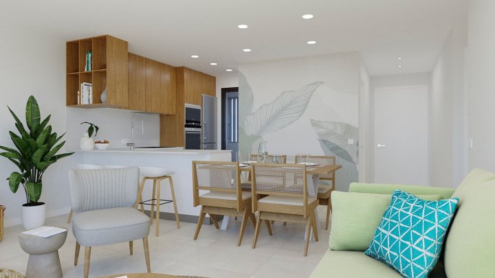 Charmante Obergeschoss-Wohnungen in abgeschlossener Anlage mit 2 Schlafzimmern, 2 Bädern, Dachterrasse und Gemeinschaftspool