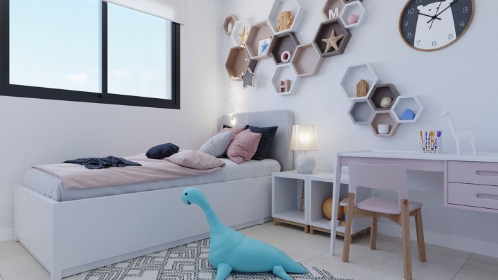 Charmante Obergeschoss-Wohnungen in abgeschlossener Anlage mit 2 Schlafzimmern, 2 Bädern, Dachterrasse und Gemeinschaftspool
